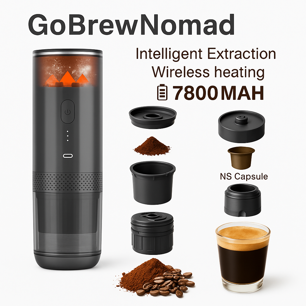 Smart Portable Espresso Maker | Heat & Brew Anywhere Smart Portable Espresso Maker | Heat & Brew Anywhere