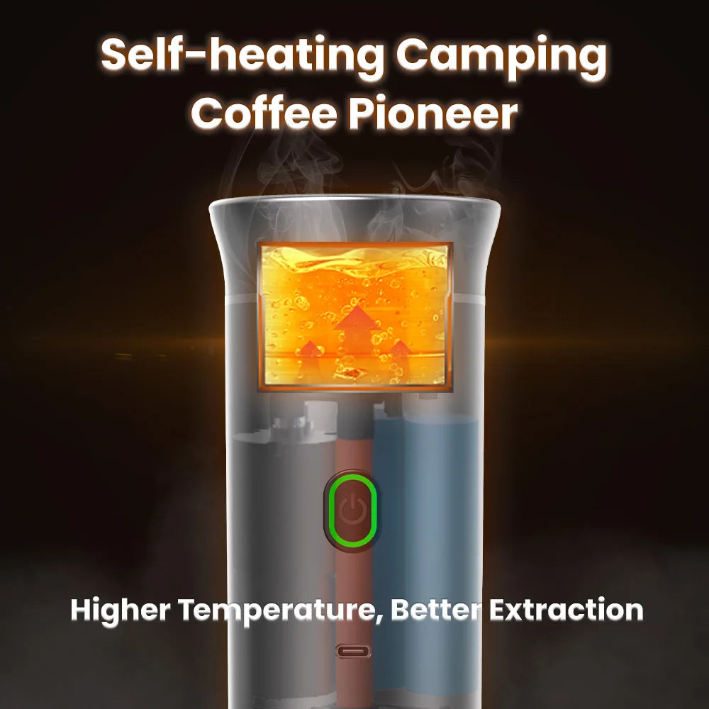3 in 1 Portable Coffee Maker Nes/DG/Ground Coffee Compatible 12 Volt Espresso Machine with Foldable Holder & Carrying Case 3 in 1 Portable Coffee Maker Nes/DG/Ground Coffee Compatible 12 Volt Espresso Machine with Foldable Holder & Carrying Case