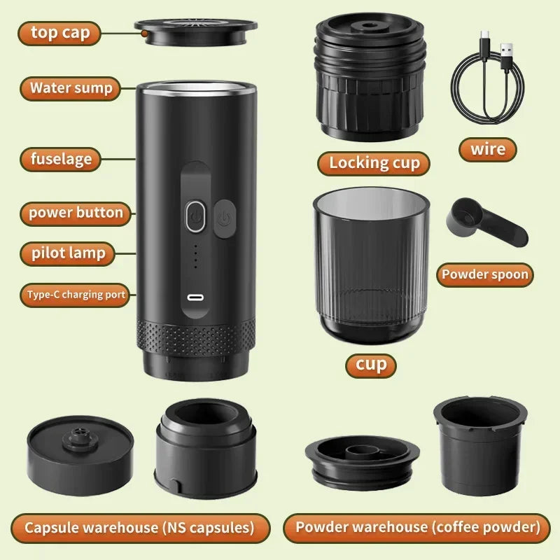 Smart Portable Espresso Maker | Heat & Brew Anywhere Smart Portable Espresso Maker | Heat & Brew Anywhere