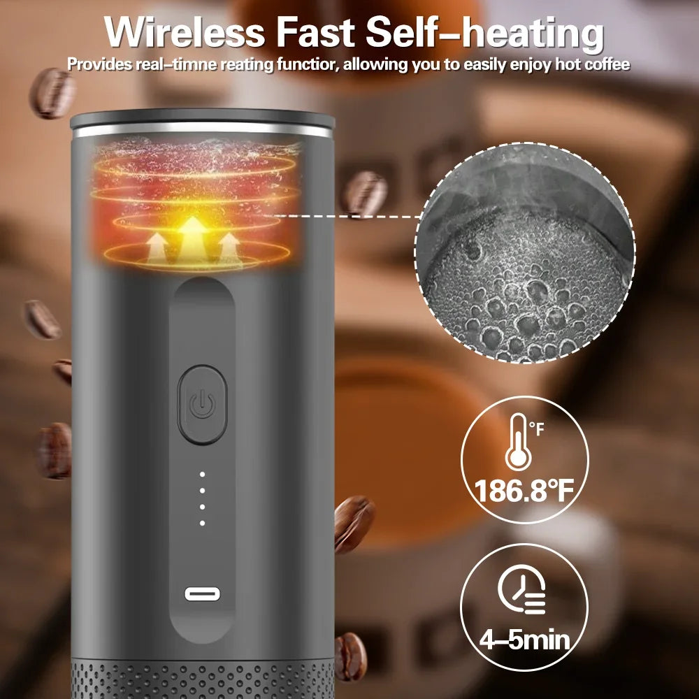 Smart Portable Espresso Maker | Heat & Brew Anywhere Smart Portable Espresso Maker | Heat & Brew Anywhere